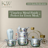 2 To 6 Metal Finish Casserole Set