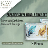 Prestige Steel Handle Tray Set