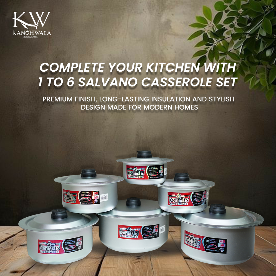 1 TO 6 Salvano Casserole Set