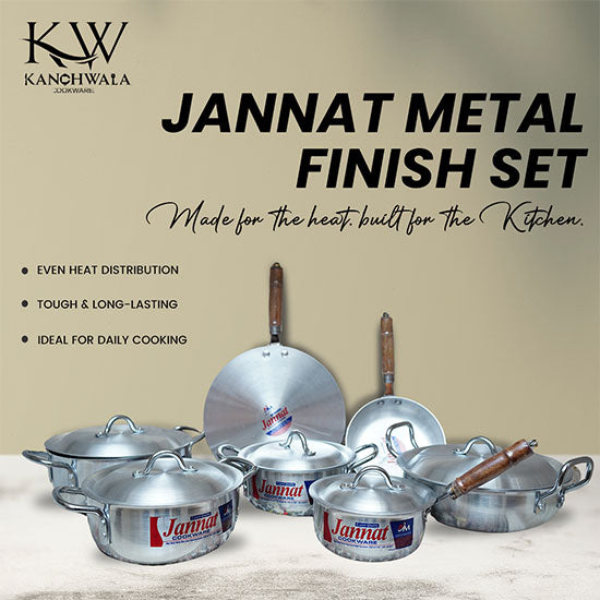 Jannat Metal Finish Set