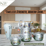 1 to 5 Metal Finish Casserole Set