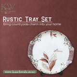 Rustic Tray Set